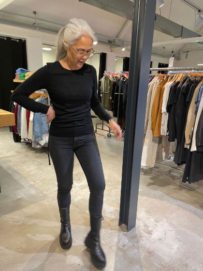 Drykorn dames top Lirell zwart