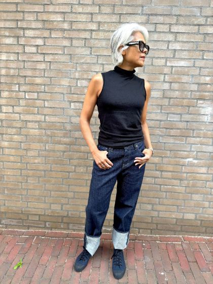 Tenue dames jeans Kim Raw Stretch