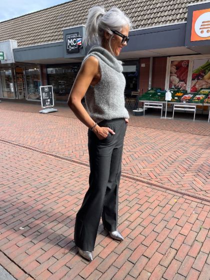 Club L Avenir Broek Bora Grey Mel