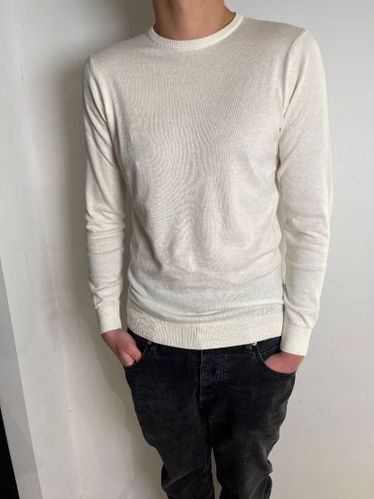 Cashmere Junkies heren trui Jagger Cream