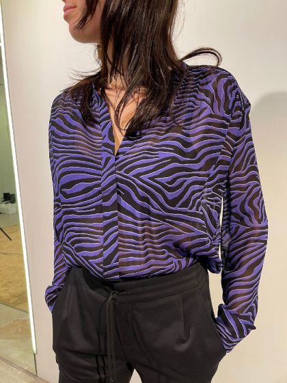 Samsoe dames blouse Elmy deep moon