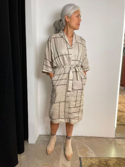 Second Female jurk Laval Dress Parchment