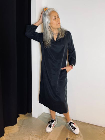 Drykorn jurk Vipri zwart