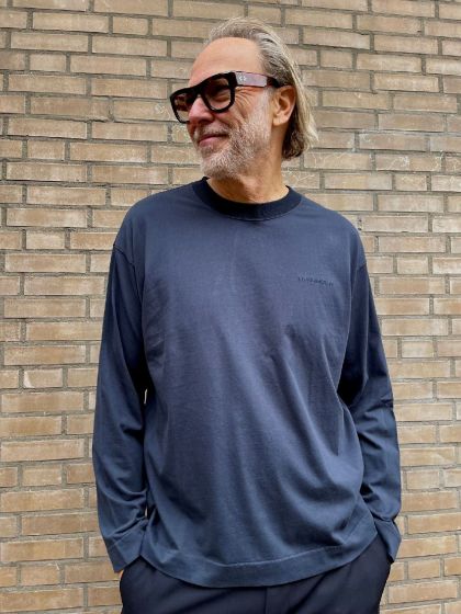 NN07 Benja 3209 Longsleeve Shirt 200 Donkerblauw