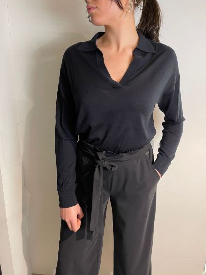 Drykorn dames top Clarine donkerblauw