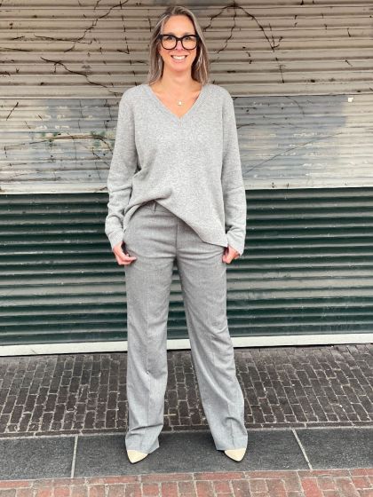 Drykorn dames broek Header 6310 Grijs.