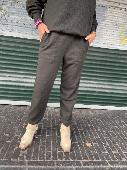 American Vintage dames broej Tela058B Carbone