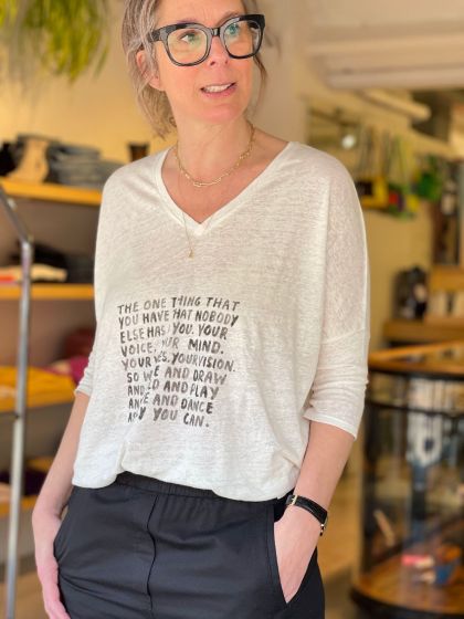 Not Shy t-shirt Lyu blanc