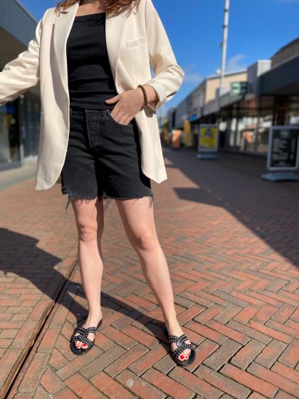 Levi's dames jeans 501 Mid Tight Short