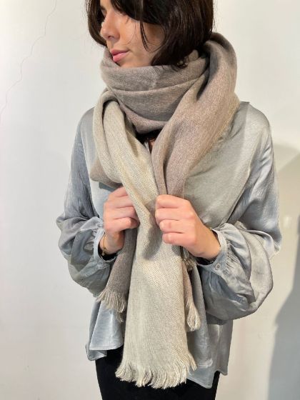 Bufandy sjaal Brushed Doble Violet Dustl