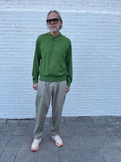 Universal Works Pleated Track Pant Stone