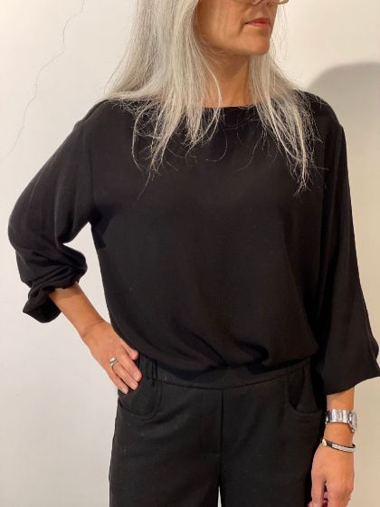 Diega dames top 7028 zwart