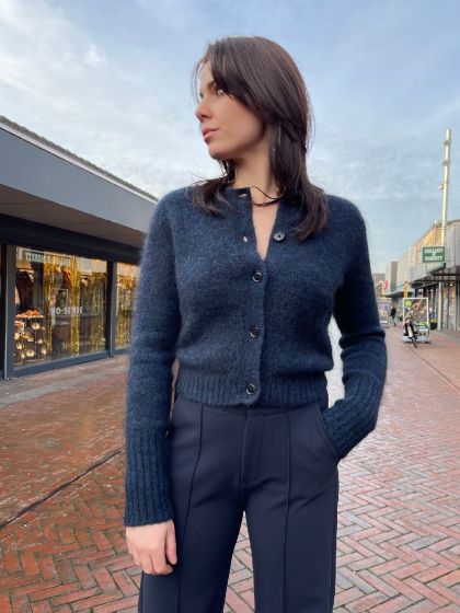 Tiger of Sweden dames vest Viognier donkerblauw