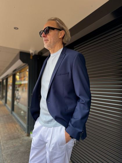 Drykorn Heren Blazer Irving Donkerblauw 3100