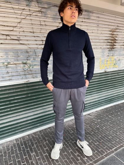 Drykorn heren broek Lago grijs