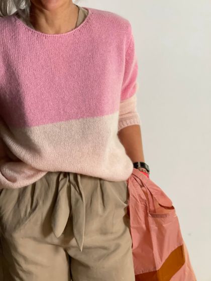 Sibin Linnebjerg dames trui Nao roze