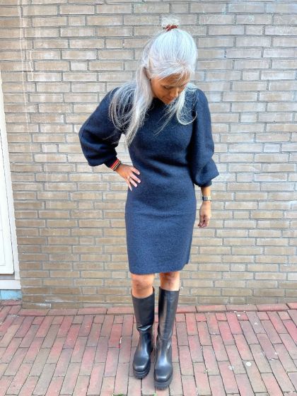 Second Female jurk Kalliroi Maritime Blue