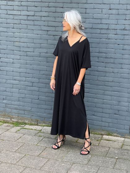 Ame Folie jurk BL01 zwart