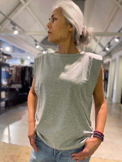 Set dames shirt 73269 grijs melange