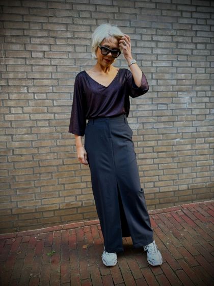 Herskind Nina Skirt 067 Navy Stripe