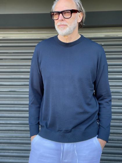 Drykorn heren trui Freddy 3000 Navy