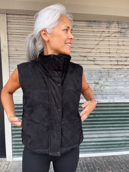 Alter Ego dames bodywarmer Denise zwart