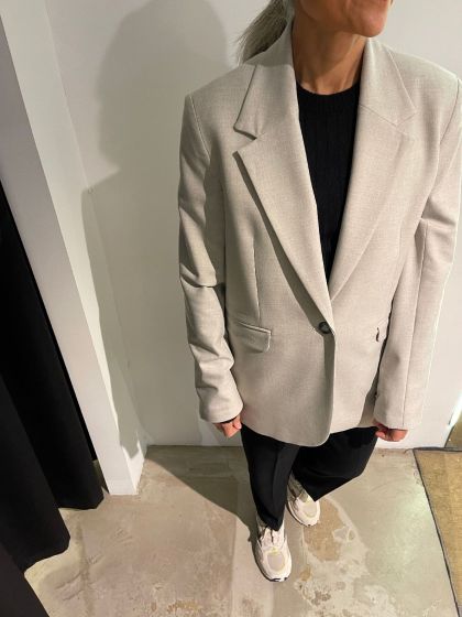 Club L Avenir Stella Blazer Grey Melange