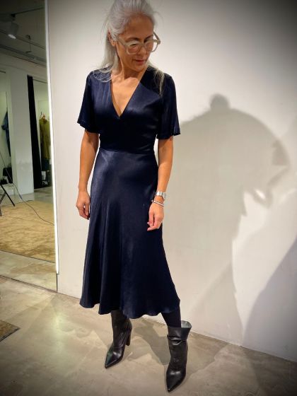 Samsoe Samsoe dames Cindy dress night sky