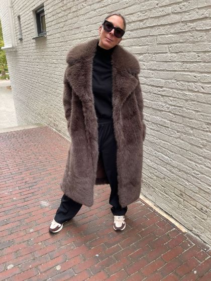 Alter Ego Dames Jas Cleo Dark Brown