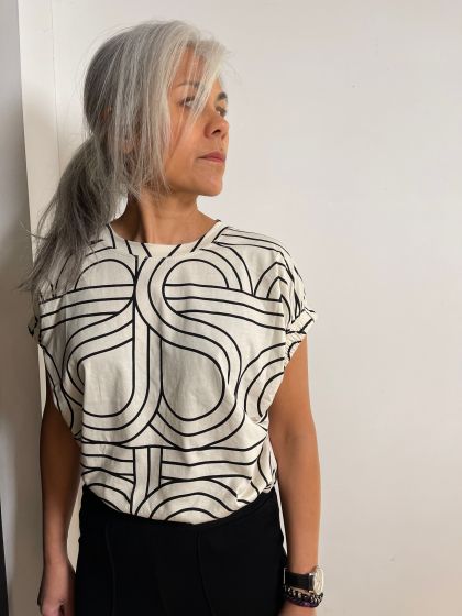 Second Female dames shirt Oslo Tee Bright White