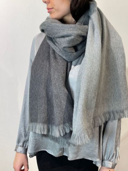Bufandy sjaal Brushed Ombre Gloomy Grey
