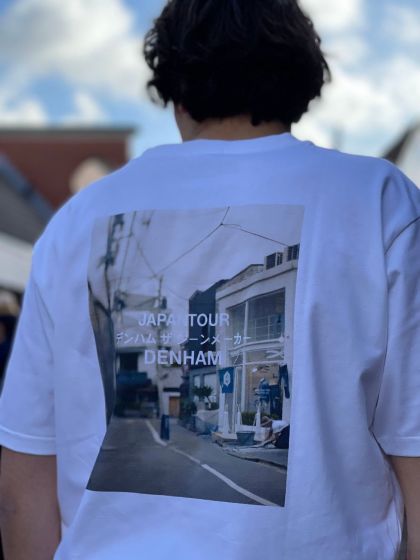 Denham heren t shirt Shiba regular wit