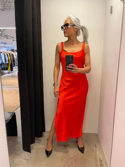 Samsoe Sunna dress Orange