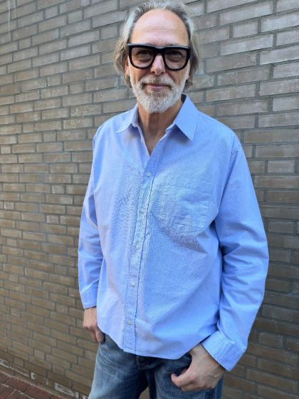 Denham Alex light blue oxford shirt