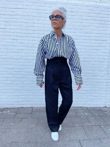 Second Female Almanda Straight Trousers Black