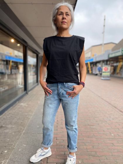 Set dames shirt 73269 zwart