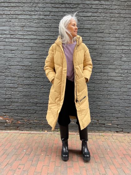 Elvine dames jas Naemi geel