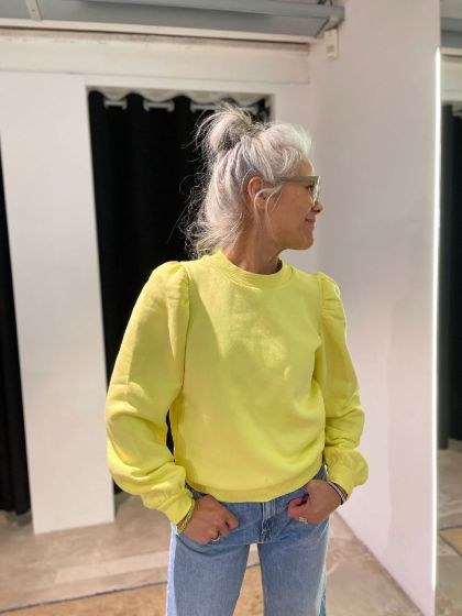 Second Female dames sweater Carmelle Lime Light