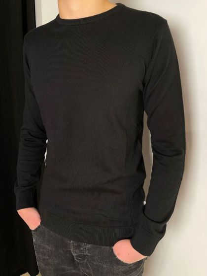 Cashmere Junkies heren trui Jagger zwart