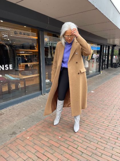 Samsoe dames jas Falcon Brown Sugar