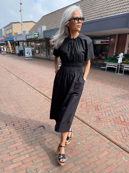 Second Female Aluline Dress Black