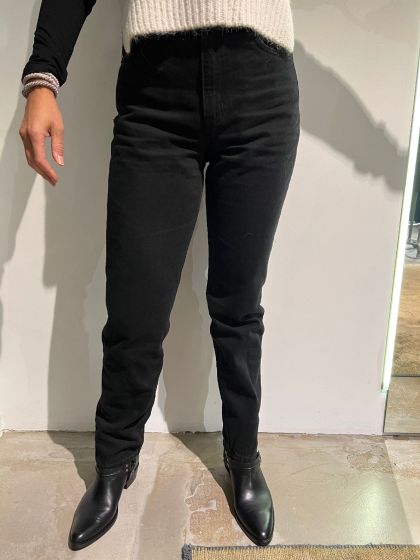 Levi´s dames broek 70s high slim straight zwart