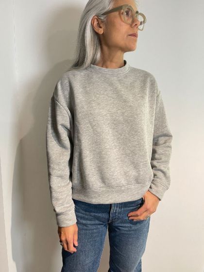 American Vintage dames sweater NEM03A Gris Chine