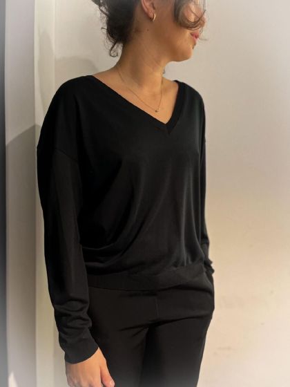 Drykorn Dames Top Itaria Zwart 1000