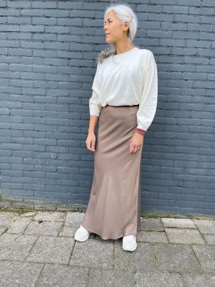 Âme dames trui Daria Off White