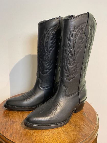 Toral dames Western laars 10964 zwart 