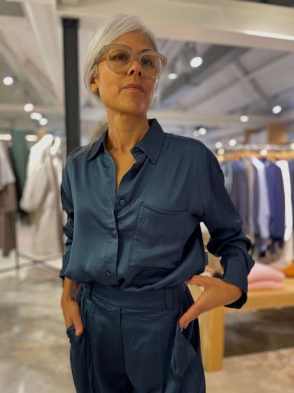 Second Female Galla Shirt Petrol