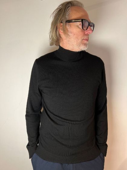 Drykorn heren trui Watson zwart