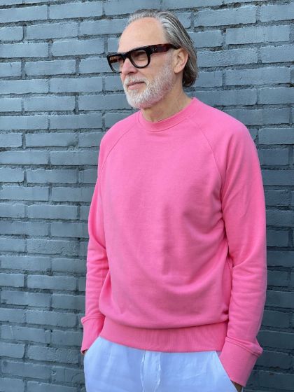 Drykorn heren sweater Florenz 5602 Fel Roze