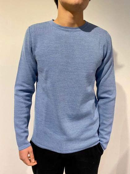 Sibin Linnebjerg heren trui Hamilton blauw